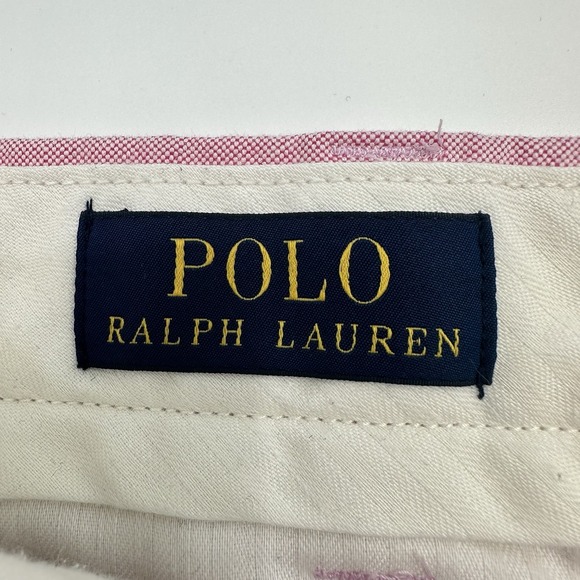 Polo Ralph Lauren Preppy Pink Shorts Mens 36 Stretch Classic Fit Cotton Golf - Picture 7 of 10